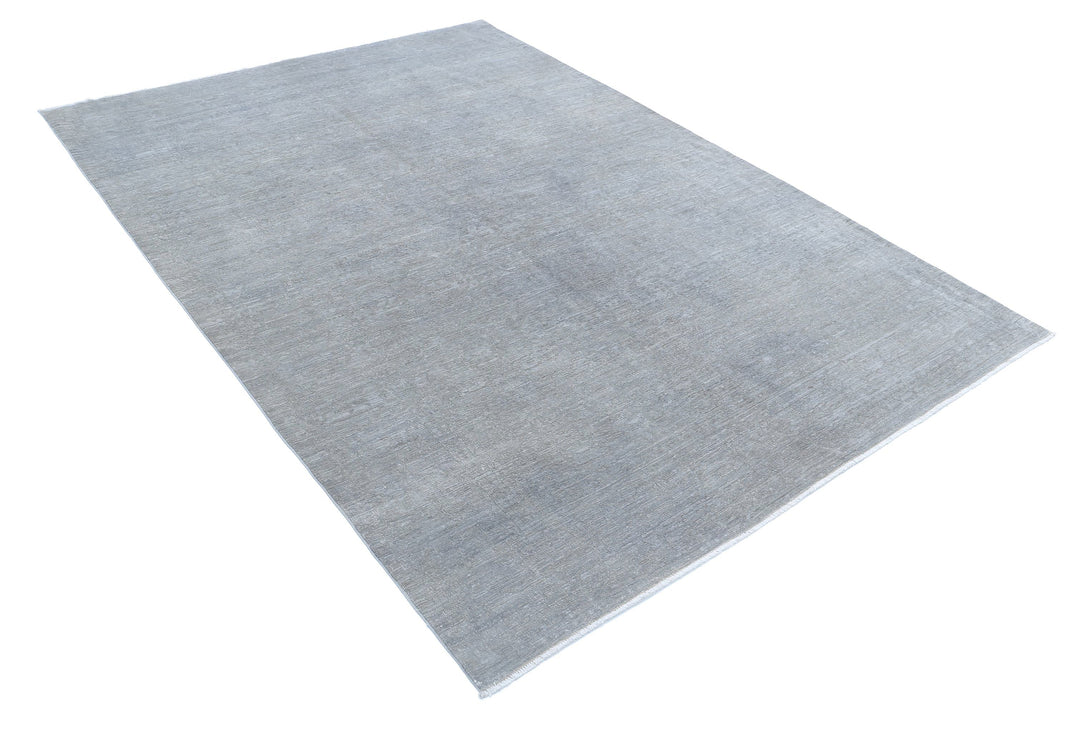 Hand Knotted Overdye Wool Rug 6' 1" x 8' 8" - No. AT33463