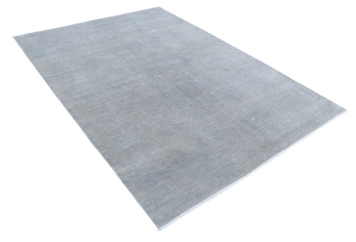 Hand Knotted Overdye Wool Rug 6' 1" x 8' 8" - No. AT33463