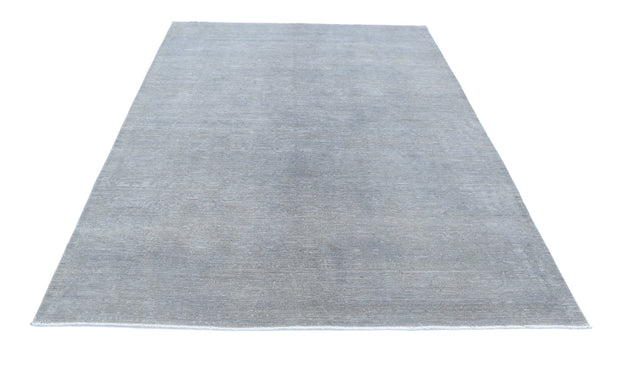 Hand Knotted Overdye Wool Rug 6' 1" x 8' 8" - No. AT33463