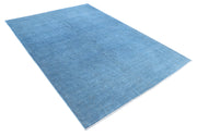 Hand Knotted Overdye Wool Rug 6' 0" x 8' 5" - No. AT39314