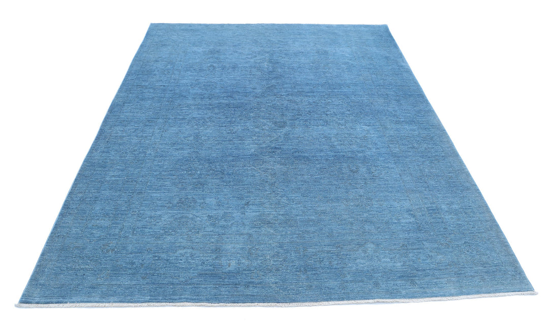 Hand Knotted Overdye Wool Rug 6' 0" x 8' 5" - No. AT39314