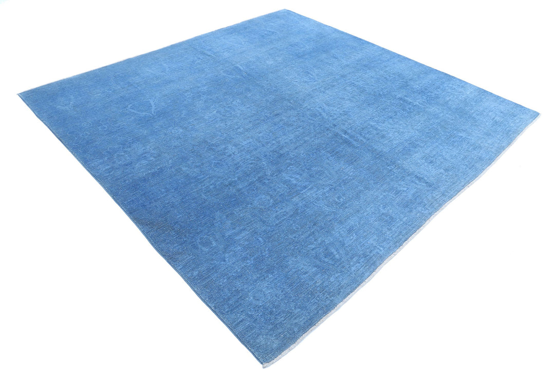 Hand Knotted Overdye Wool Rug 7' 8" x 7' 4" - No. AT72088