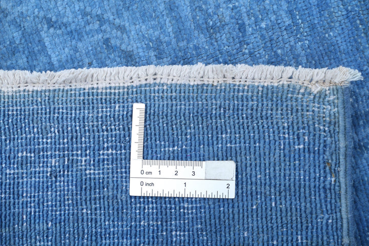 Hand Knotted Overdye Wool Rug 7' 8" x 7' 4" - No. AT72088