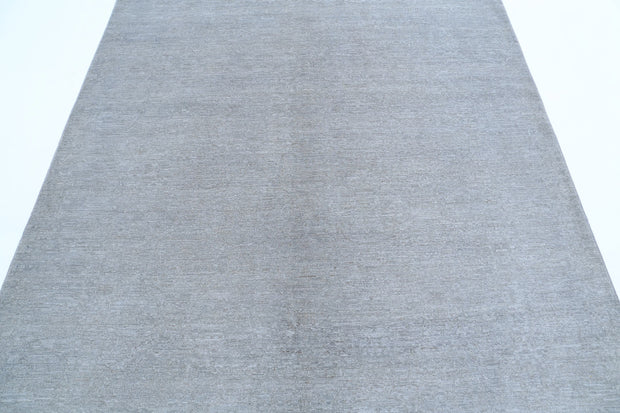 Hand Knotted Overdye Wool Rug 6' 1" x 8' 3" - No. AT81640