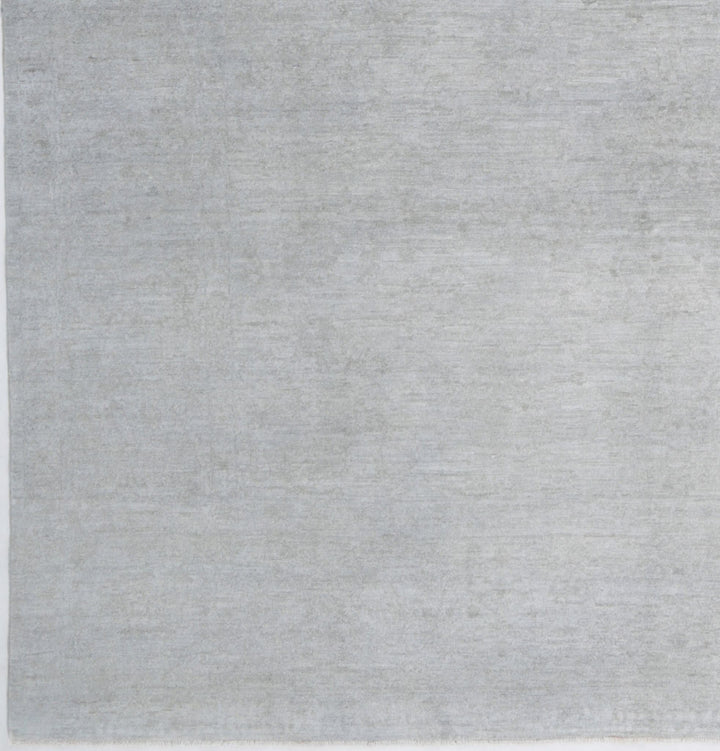 Hand Knotted Overdye Wool Rug 8' 10" x 12' 7" - No. AT72474