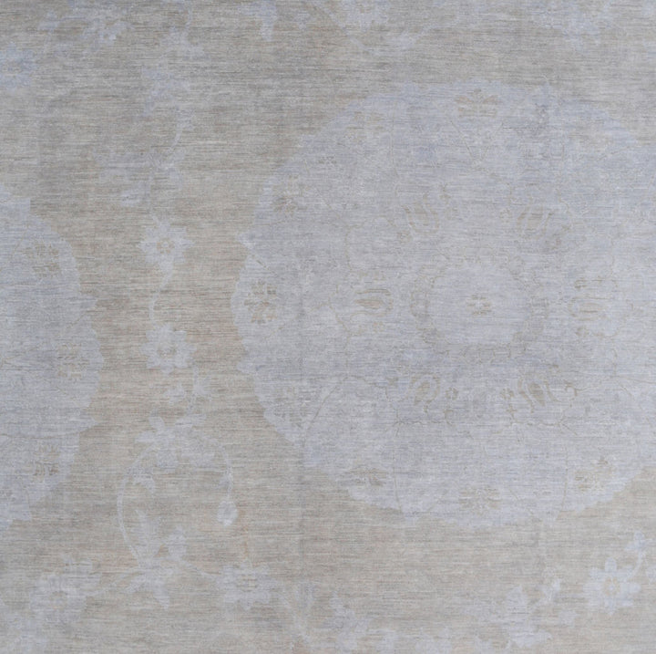 Hand Knotted Overdye Wool Rug 8' 10" x 11' 4" - No. AT50199