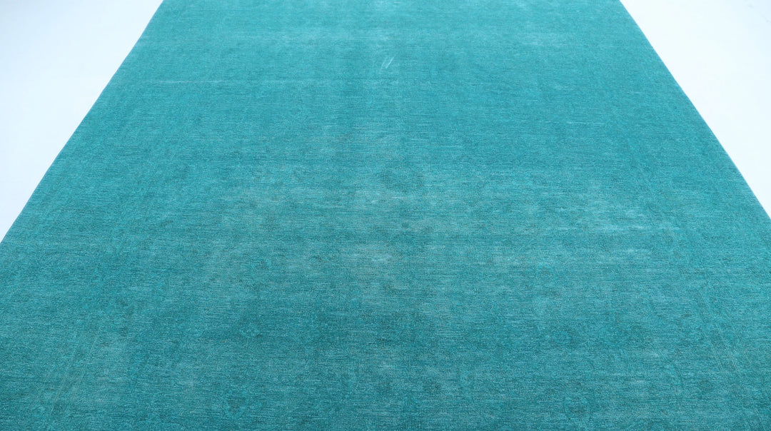 Hand Knotted Overdye Wool Rug 9' 1" x 12' 0" - No. AT91199