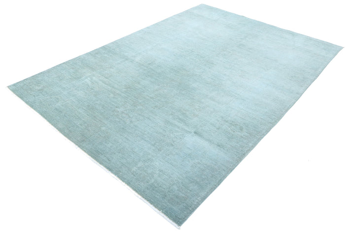 Hand Knotted Overdye Wool Rug 6' 0" x 8' 10" - No. AT23175