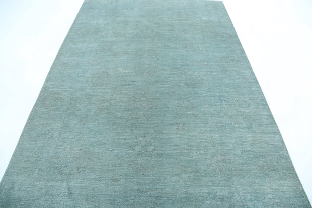 Hand Knotted Overdye Wool Rug 6' 0" x 8' 10" - No. AT23175