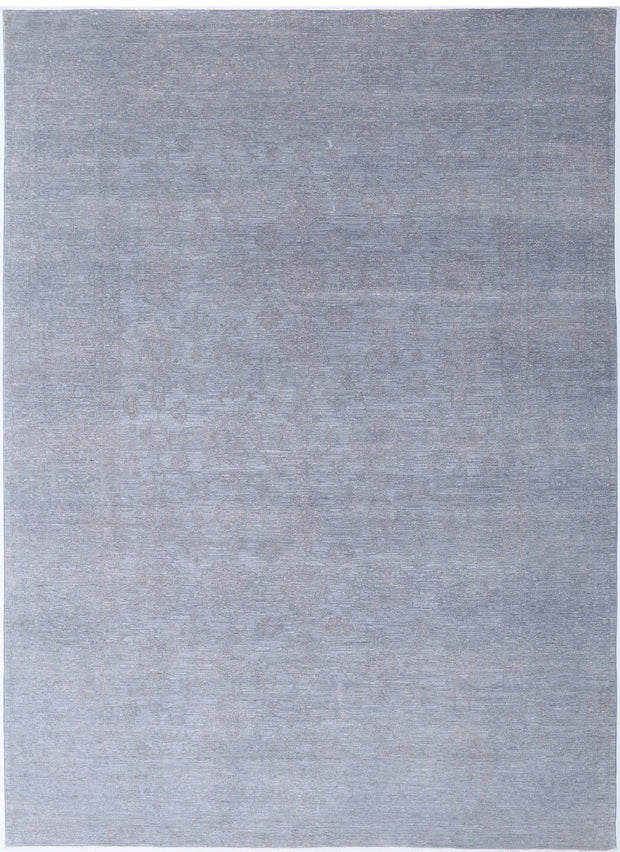 Hand Knotted Overdye Wool Rug 8' 9" x 12' 0" - No. AT88368