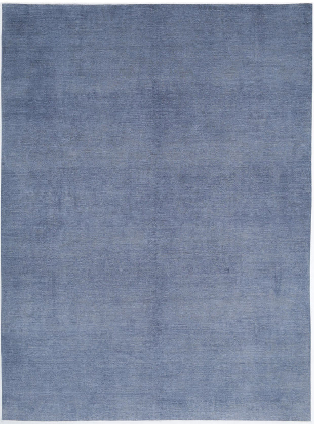 Hand Knotted Overdye Wool Rug 8' 6" x 11' 8" - No. AT68793