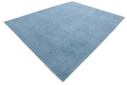 Hand Knotted Overdye Wool Rug 8' 10" x 11' 8" - No. AT74661