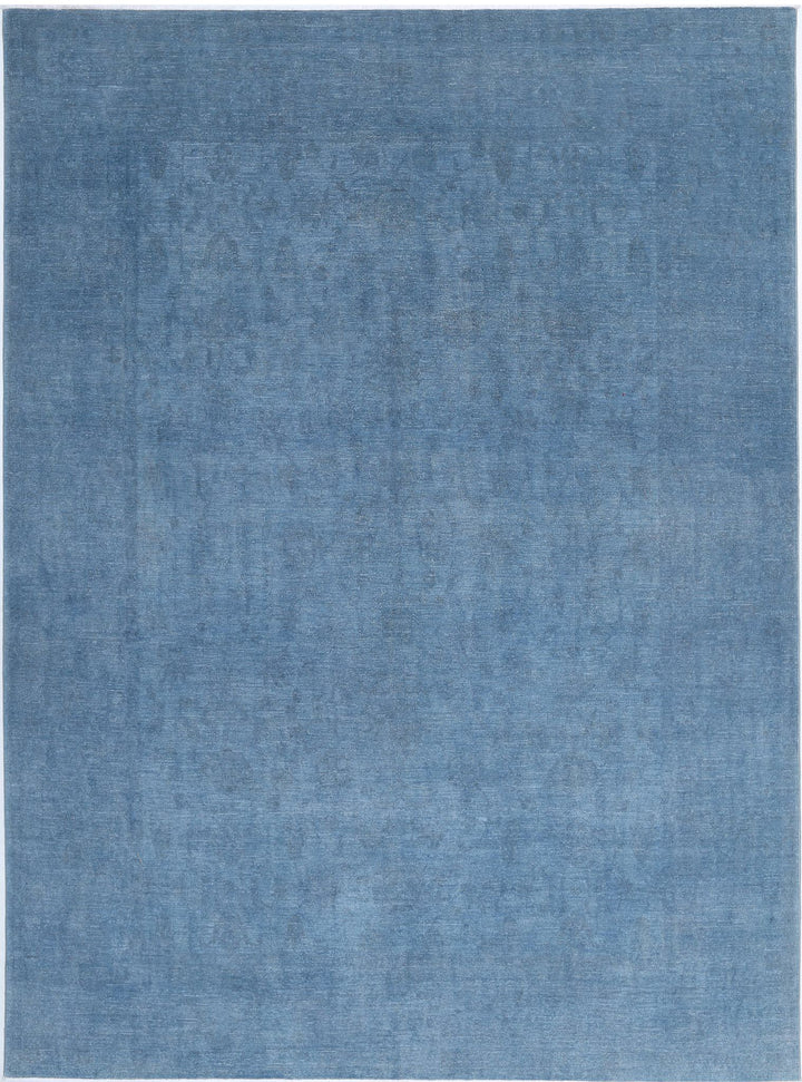 Hand Knotted Overdye Wool Rug 8' 10" x 11' 8" - No. AT74661