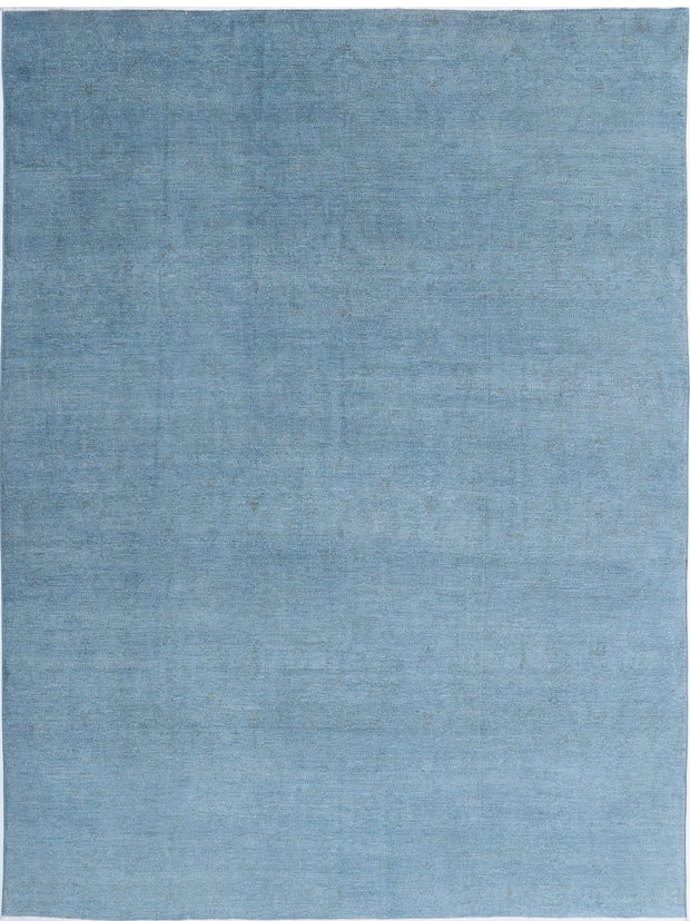 Hand Knotted Overdye Wool Rug 8' 9" x 11' 9" - No. AT24902