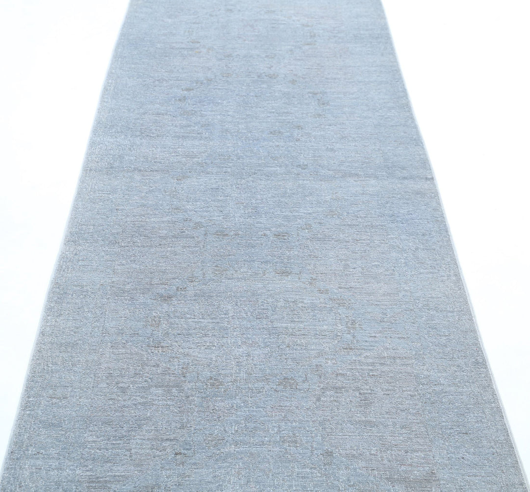 Hand Knotted Overdye Wool Rug 3' 0" x 9' 2" - No. AT39121