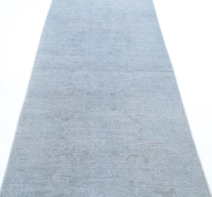 Hand Knotted Overdye Wool Rug 3' 0" x 9' 2" - No. AT39121