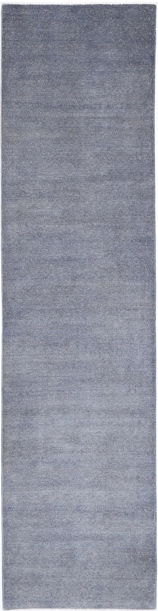 Hand Knotted Overdye Wool Rug 2' 4" x 10' 0" - No. AT88235