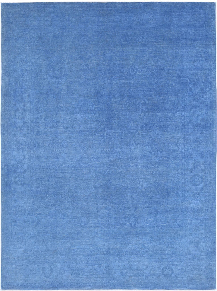Hand Knotted Overdye Wool Rug 8' 10" x 11' 8" - No. AT69455