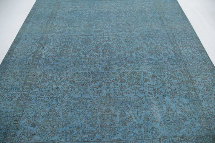 Hand Knotted Overdye Wool Rug 8' 0" x 9' 8" - No. AT81418