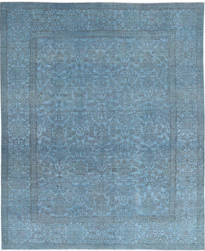 Hand Knotted Overdye Wool Rug 8' 0" x 9' 8" - No. AT81418