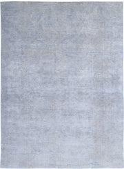 Hand Knotted Overdye Wool Rug 8' 8" x 11' 9" - No. AT61739