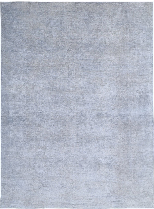 Hand Knotted Overdye Wool Rug 8' 8" x 11' 9" - No. AT61739