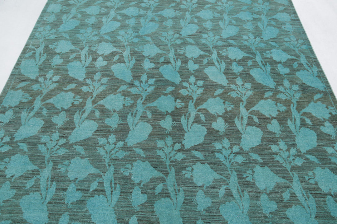 Hand Knotted Overdye Wool Rug 6' 1" x 8' 4" - No. AT13654