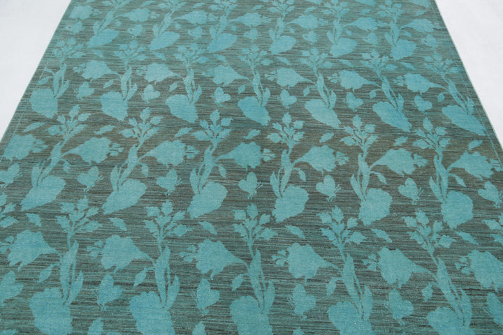 Hand Knotted Overdye Wool Rug 6' 1" x 8' 4" - No. AT13654