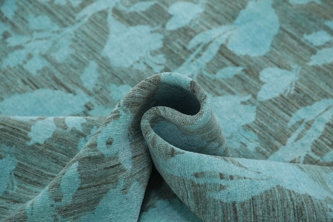 Hand Knotted Overdye Wool Rug 6' 1" x 8' 4" - No. AT13654