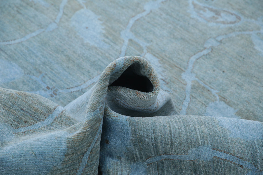 Hand Knotted Overdye Wool Rug 5' 11" x 8' 2" - No. AT97301