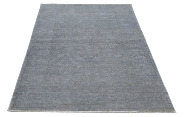 Hand Knotted Overdye Wool Rug 3' 10" x 5' 11" - No. AT68579