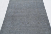 Hand Knotted Overdye Wool Rug 3' 10" x 5' 11" - No. AT68579