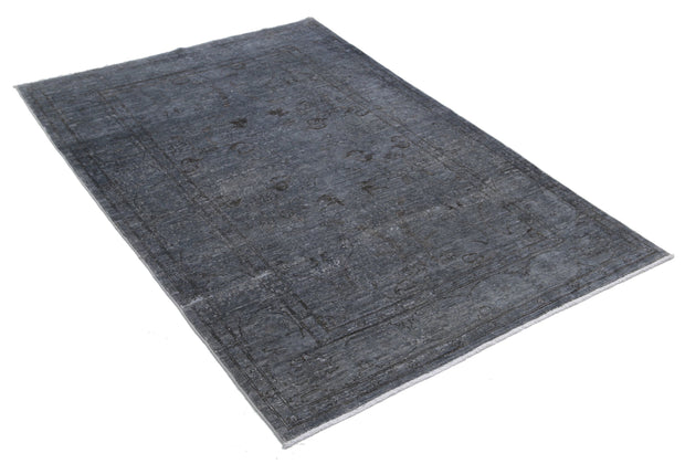 Hand Knotted Overdye Wool Rug 3' 11" x 5' 8" - No. AT69767