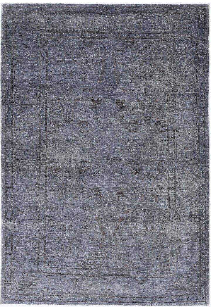 Hand Knotted Overdye Wool Rug 3' 11" x 5' 8" - No. AT69767