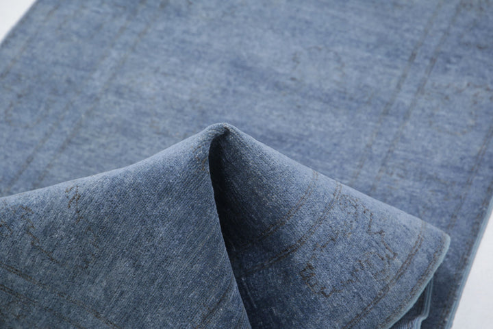 Hand Knotted Overdye Wool Rug 2' 9" x 10' 2" - No. AT49586