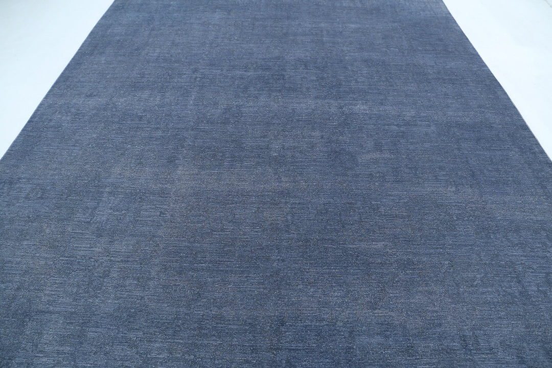 Hand Knotted Overdye Wool Rug 8' 10" x 11' 9" - No. AT51608