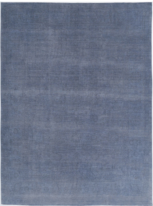 Hand Knotted Overdye Wool Rug 8' 10" x 11' 9" - No. AT51608