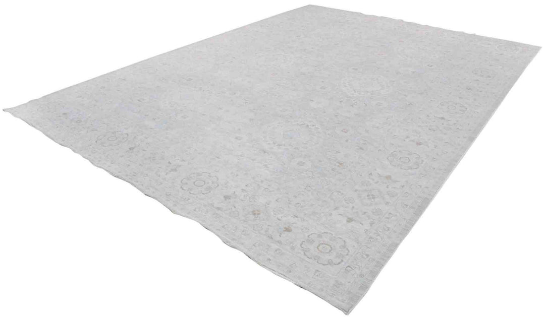 Hand Knotted Overdye Wool Rug 8' 7" x 11' 11" - No. AT33217