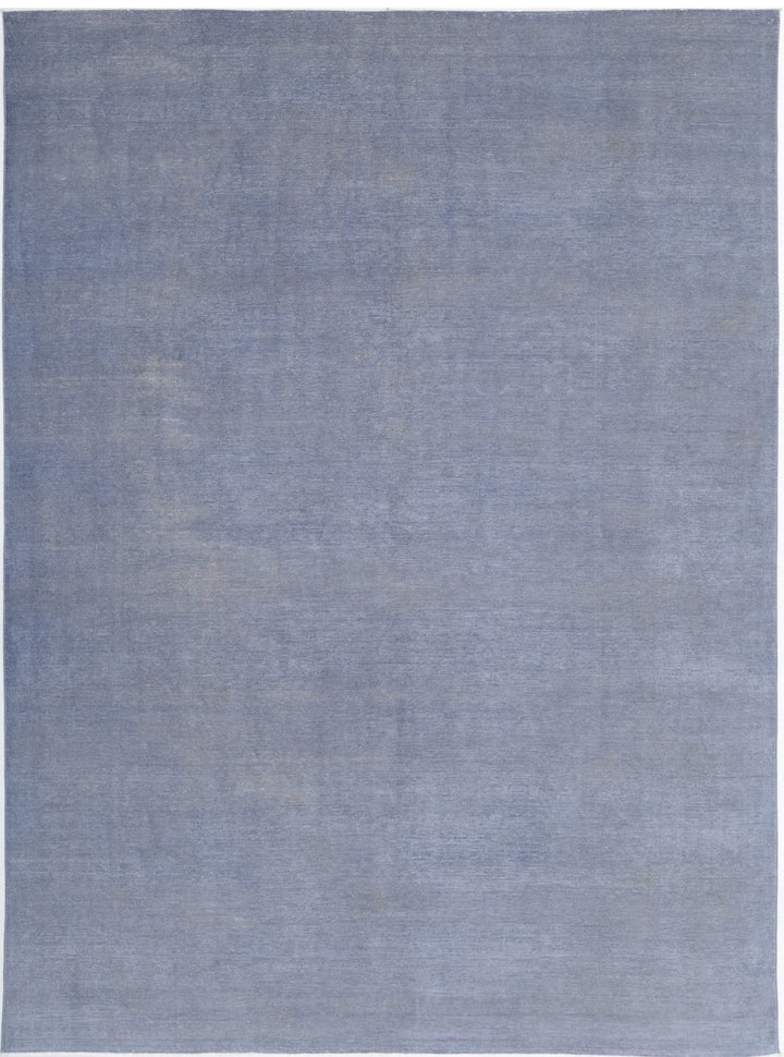 Hand Knotted Overdye Wool Rug 8' 7" x 11' 11" - No. AT33217