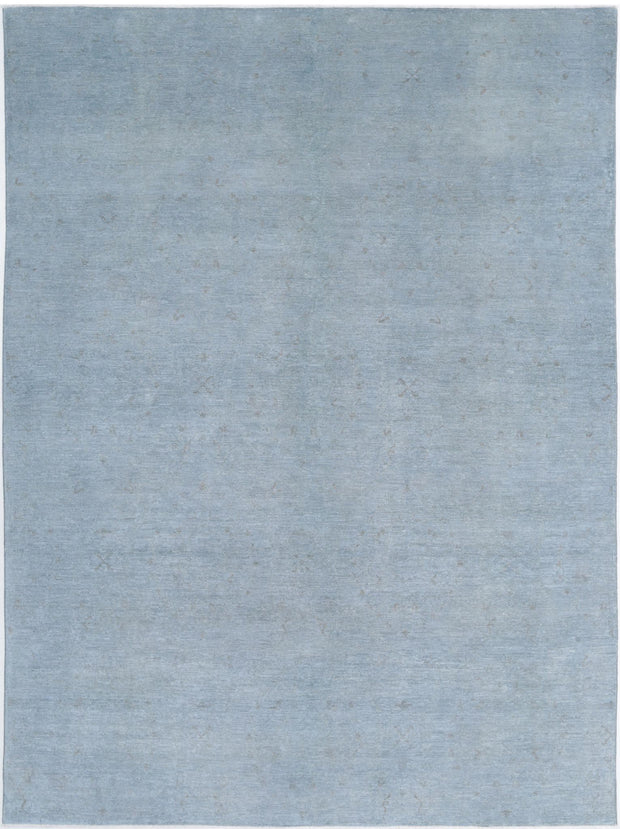 Hand Knotted Overdye Wool Rug 8' 5" x 11' 6" - No. AT31747