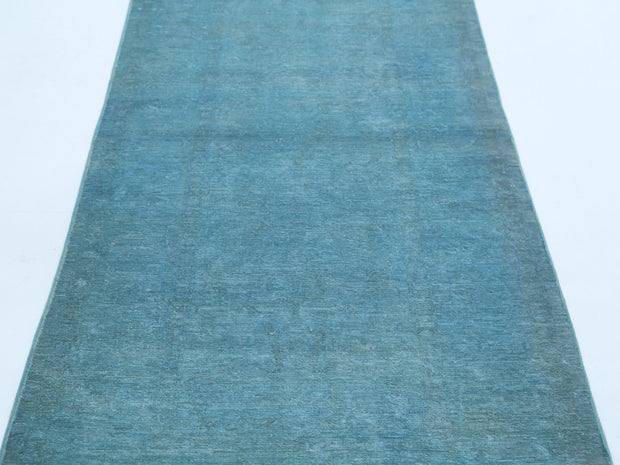 Hand Knotted Overdye Wool Rug 3' 0" x 7' 9" - No. AT50488