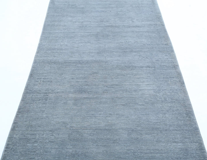 Hand Knotted Overdye Wool Rug 3' 5" x 9' 5" - No. AT41380