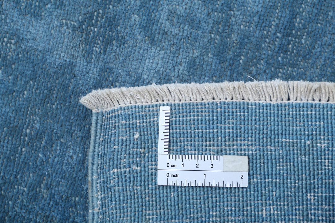 Hand Knotted Overdye Wool Rug 9' 10" x 12' 7" - No. AT91591