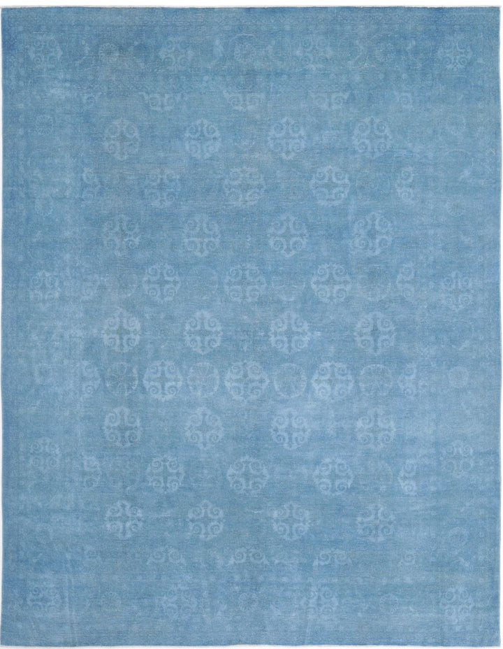 Hand Knotted Overdye Wool Rug 9' 10" x 12' 7" - No. AT91591