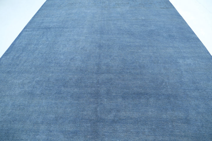 Hand Knotted Overdye Wool Rug 9' 11" x 13' 6" - No. AT64795
