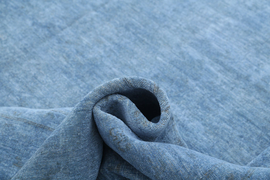 Hand Knotted Overdye Wool Rug 9' 11" x 13' 6" - No. AT64795