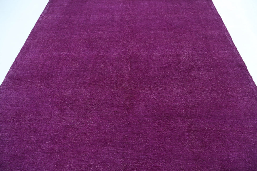 Hand Knotted Overdye Wool Rug 7' 11" x 9' 4" - No. AT33270