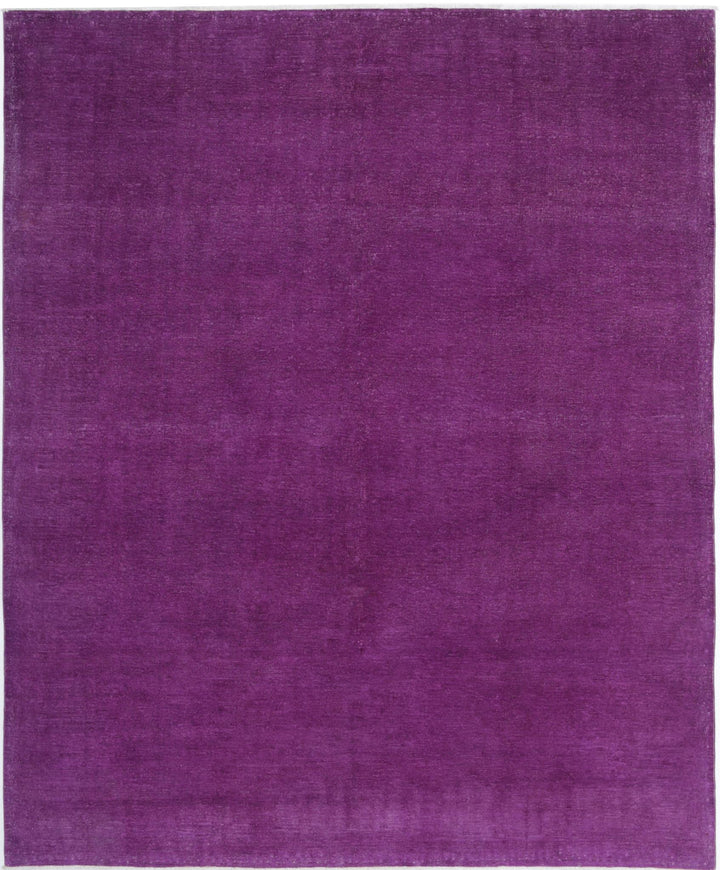 Hand Knotted Overdye Wool Rug 7' 11" x 9' 4" - No. AT33270