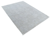 Hand Knotted Overdye Wool Rug 4' 9" x 6' 5" - No. AT79487