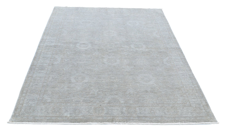 Hand Knotted Overdye Wool Rug 4' 9" x 6' 5" - No. AT79487